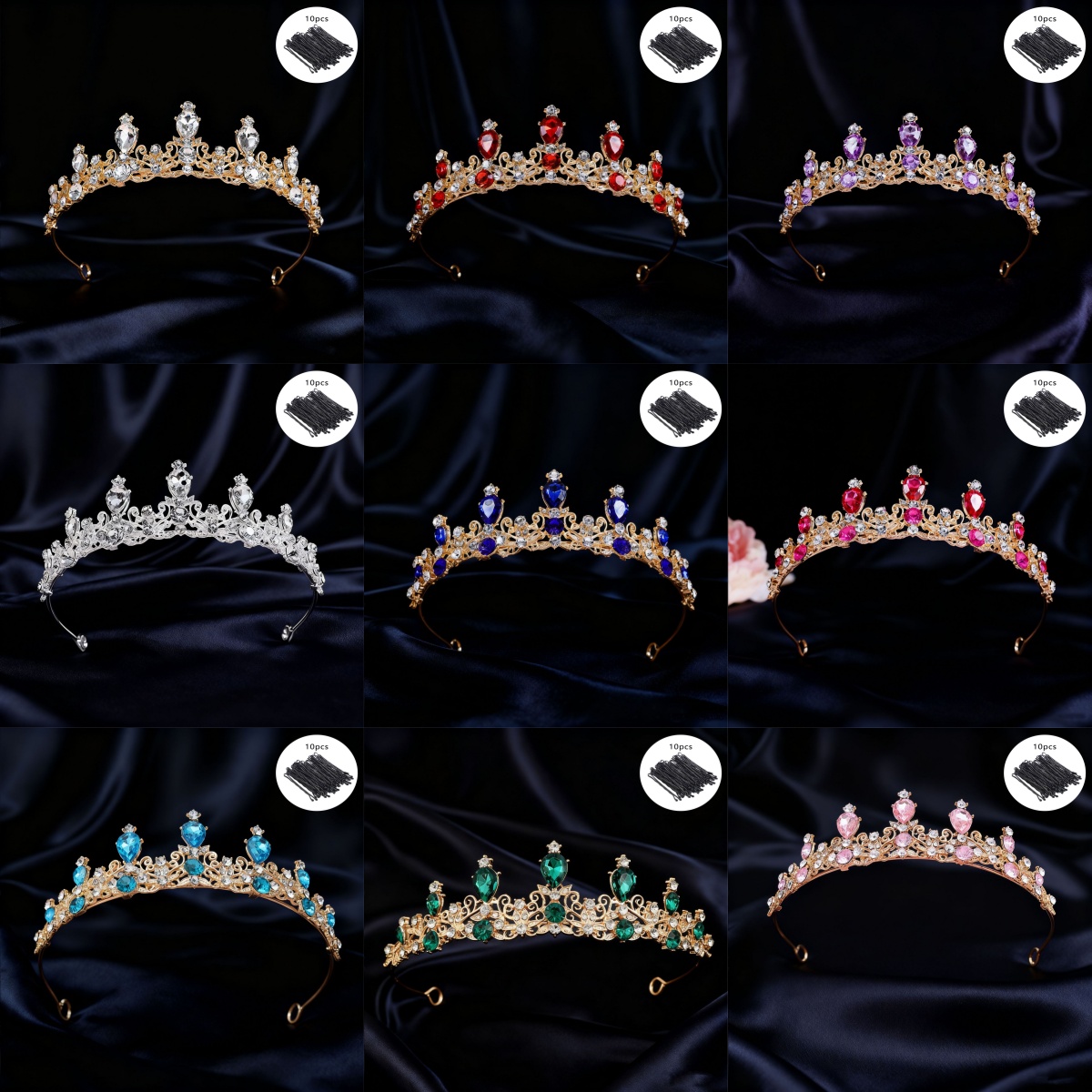 Event & Party Supply Photos - Tiara de Noiva Vintage com Strass