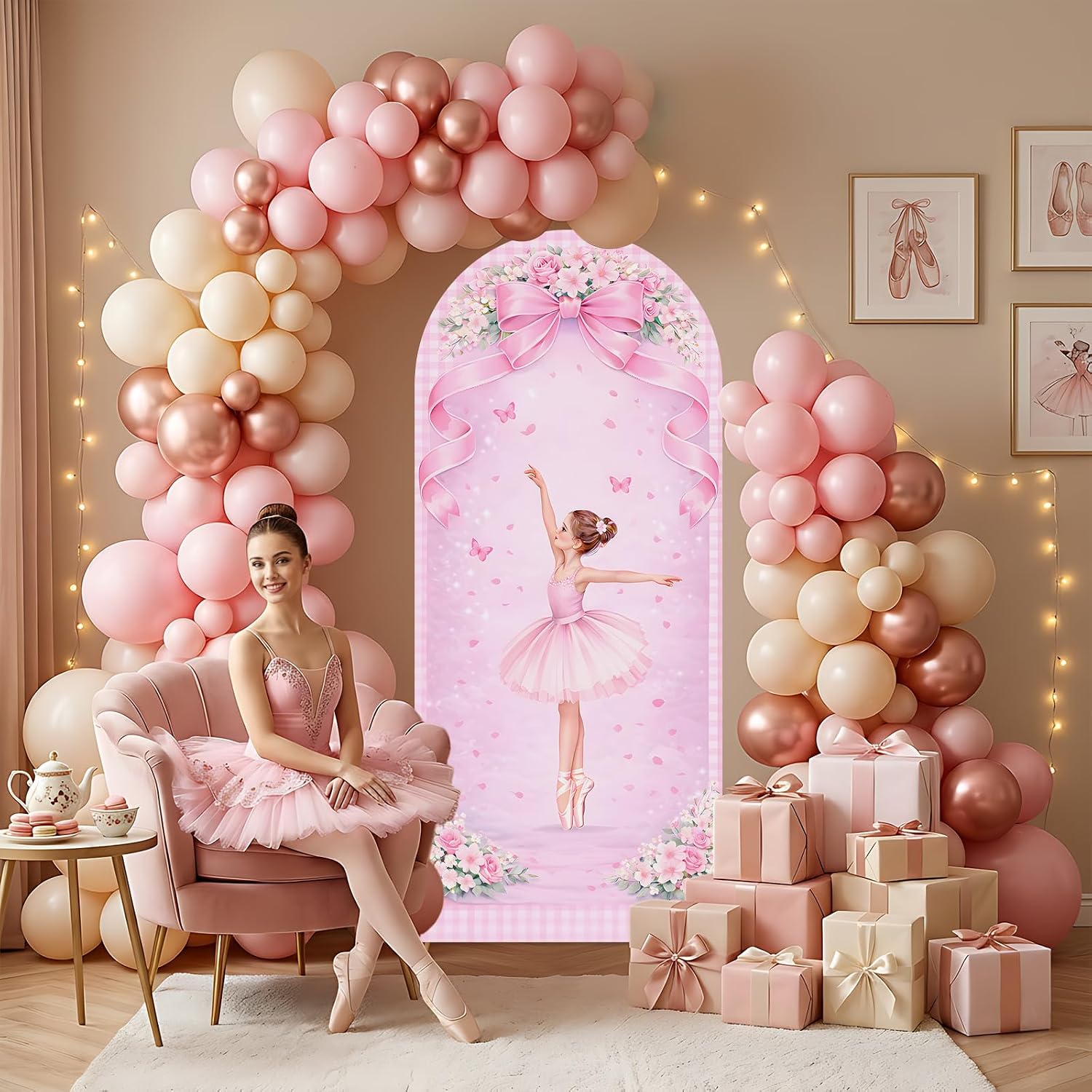 Dessert Table Backdrop - Capa Personalizada para Painel de Fundo
