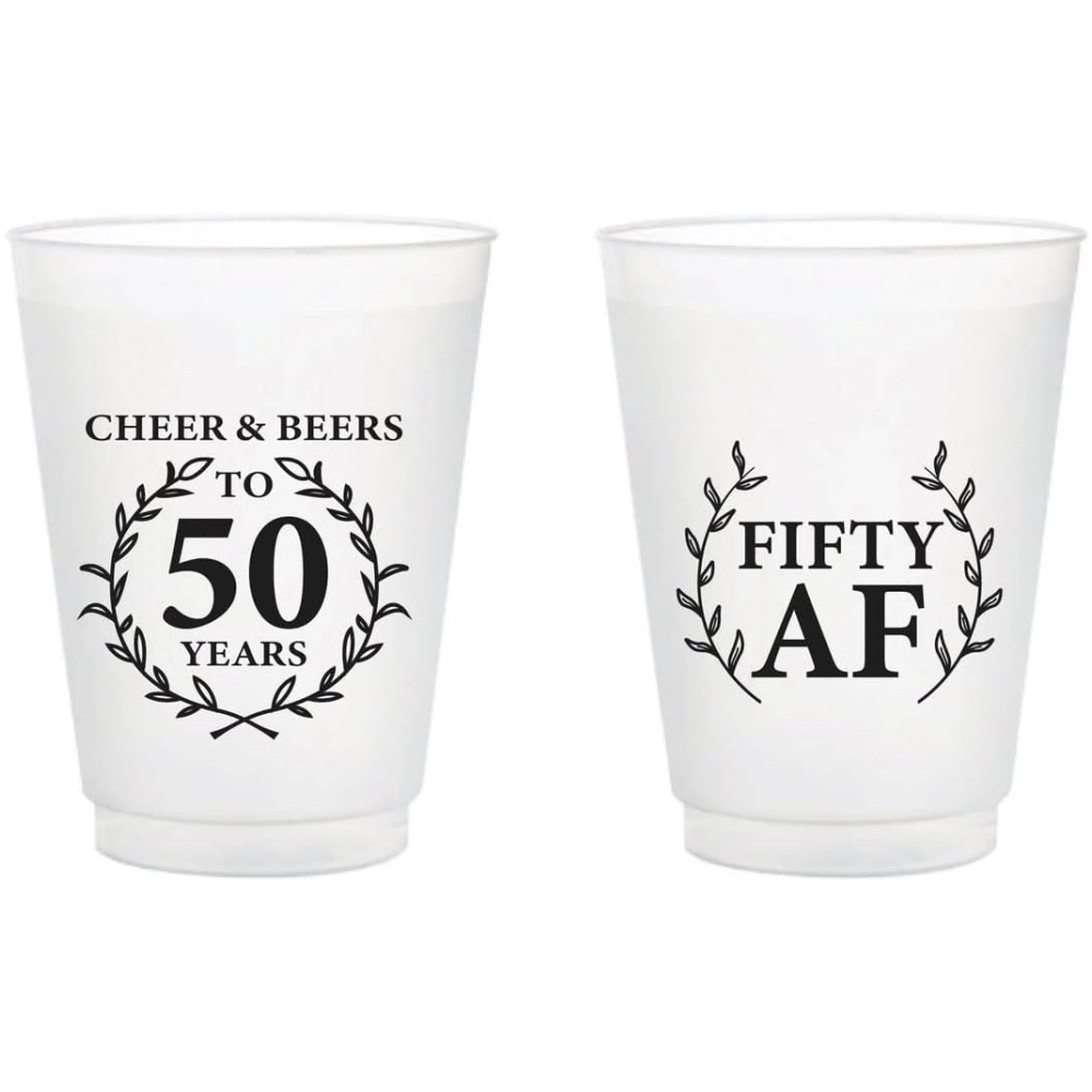 Plastic Cup 50Pcs - 10/50 Copos de plástico foscos personalizados,