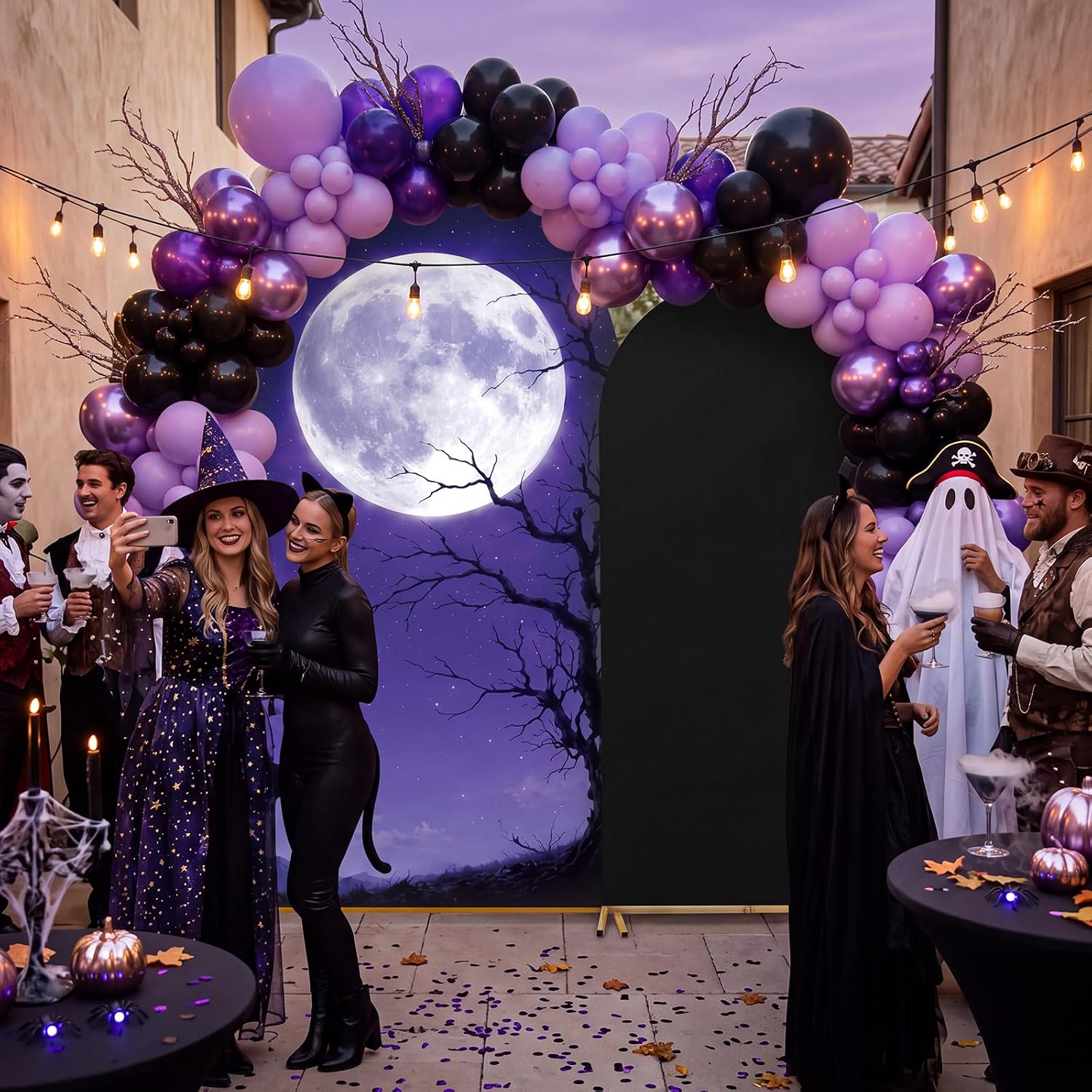 Dessert Table Backdrop - Banner Personalizado de Halloween de 2