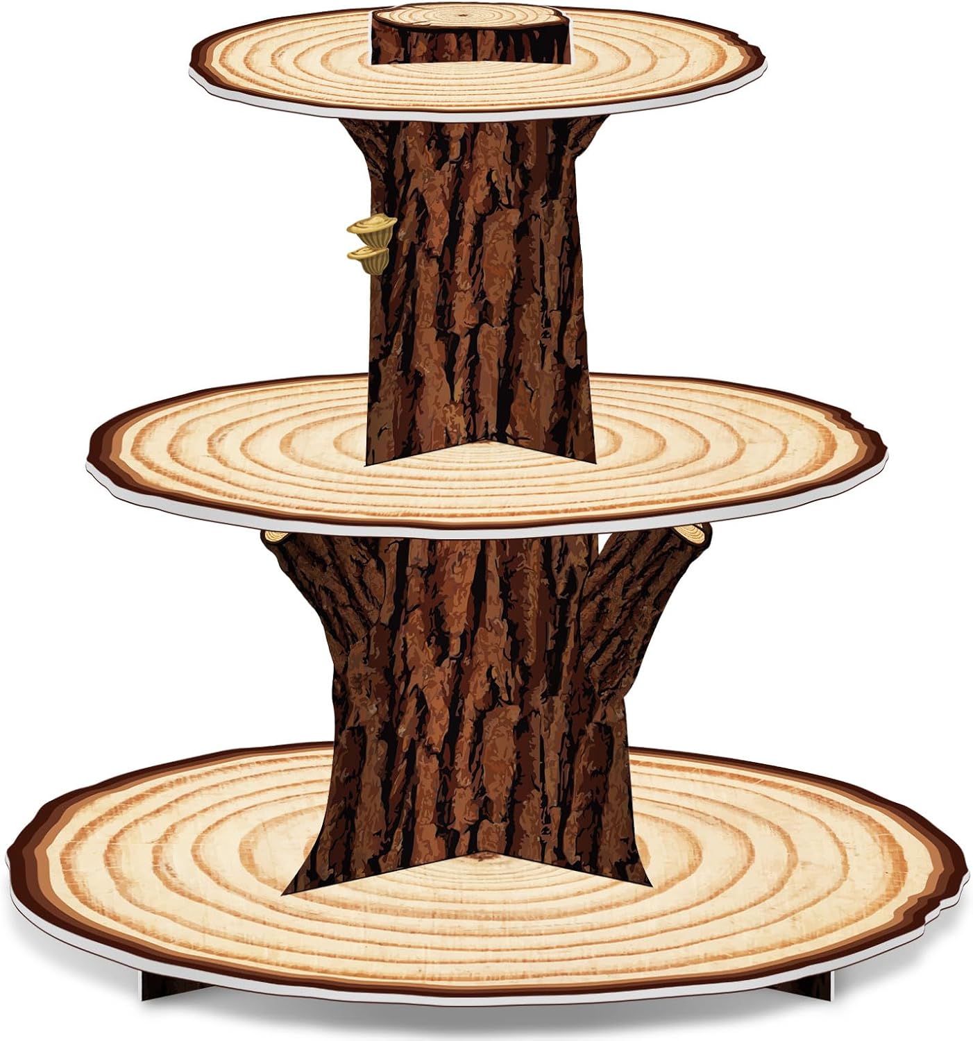 Cupcake Stand Tier - Suporte de madeira para cupcake, decoração
