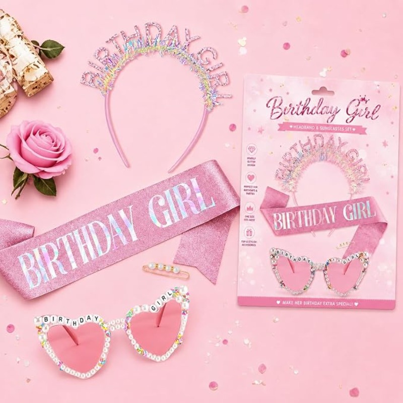Conjunto de 3 Peças: Faixa de  - Birthday Sash Glitter avaliação e preço