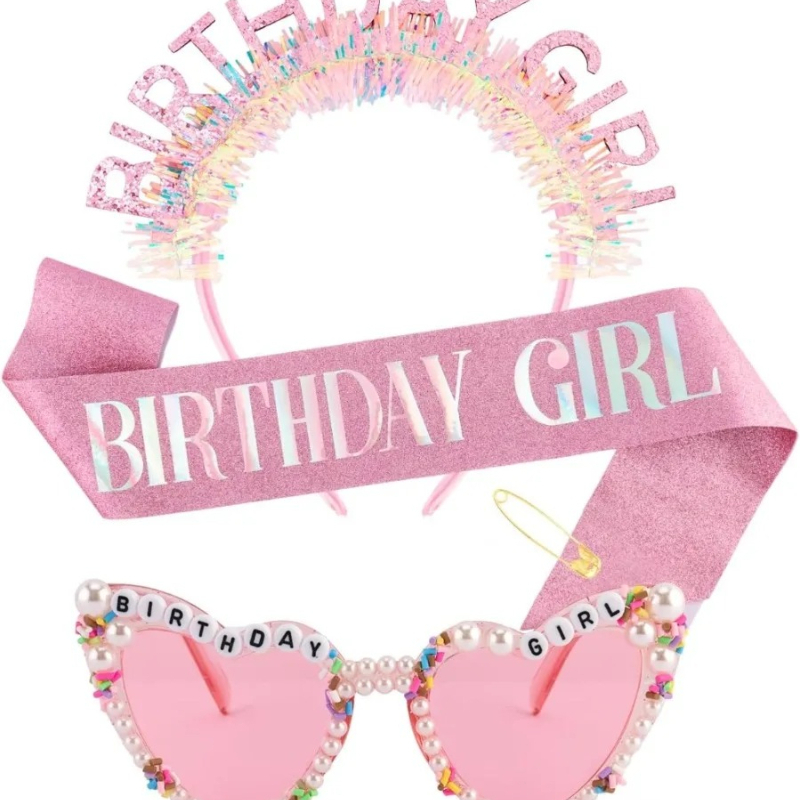 Faixa de Aniversário para Meni - Birthday Sash Glitter avaliação e preço