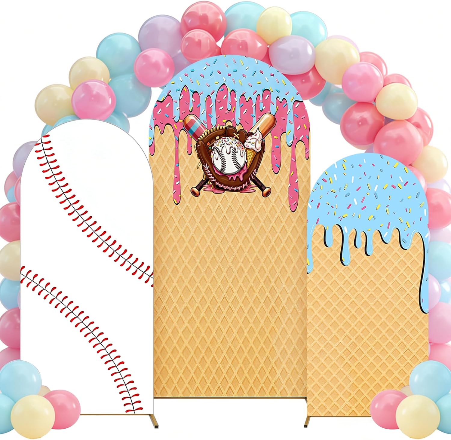 Capa de Fundo Arqueada com Tem - Dessert Table Backdrop avaliação e preço
