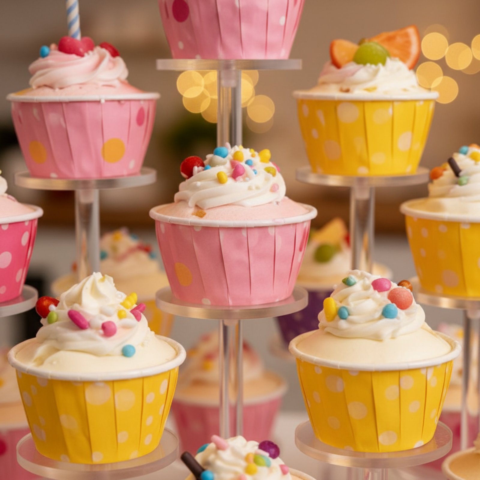 Suporte de Cupcake Acrílico Tr - Cupcake Stand Tier avaliação e preço