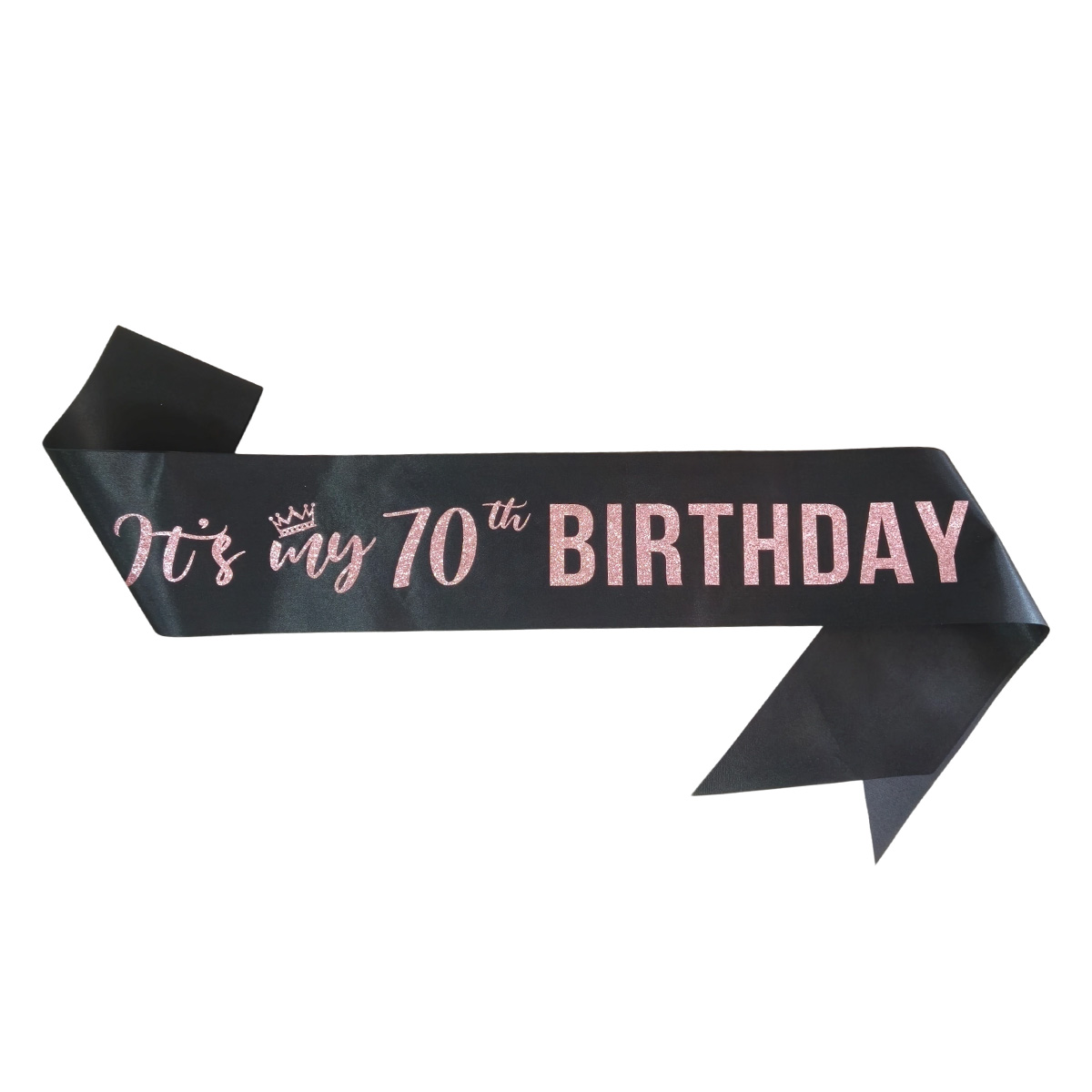 Faixa Elegante com Glitter Ros - Birthday Sash Glitter avaliação e preço
