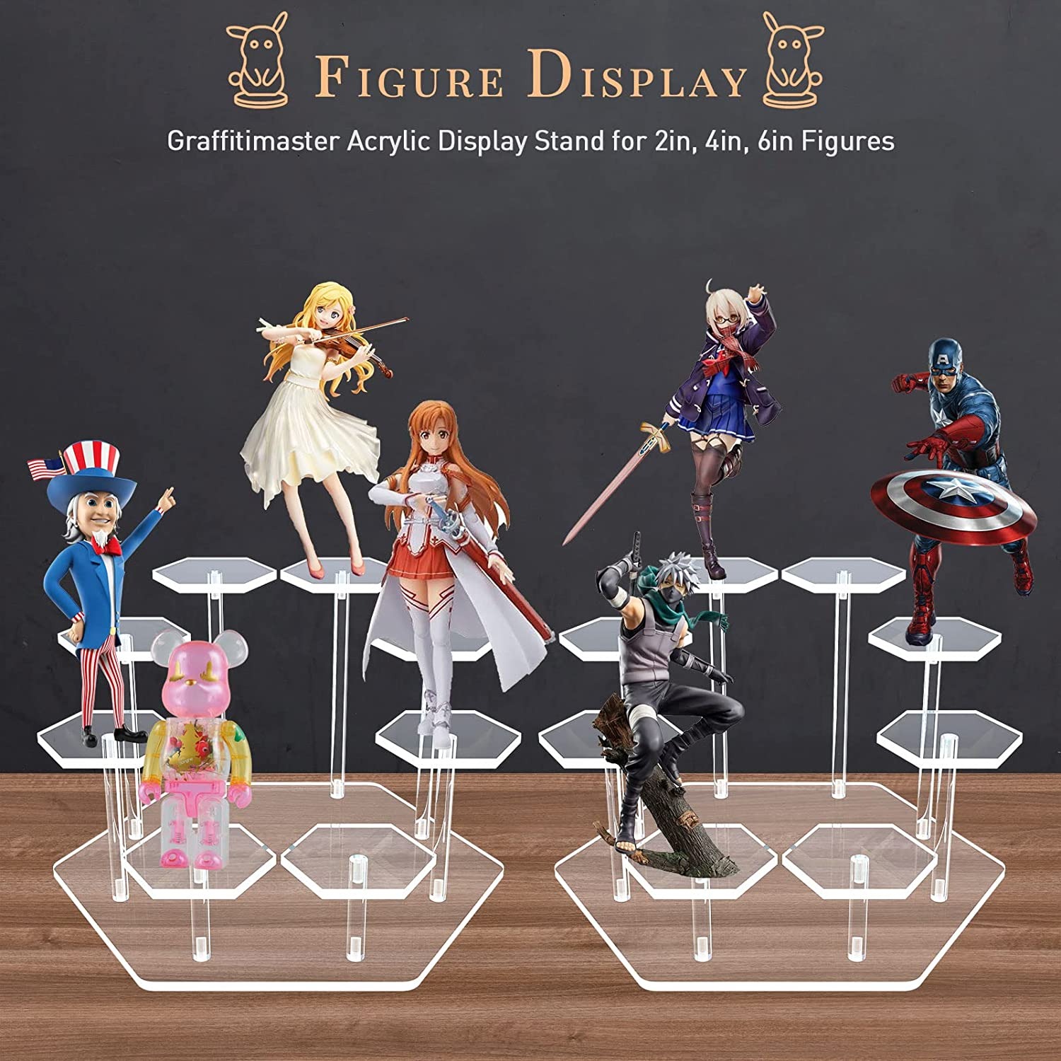 Acrílico Display Stand para Fu - Cupcake Stand Tier avaliação e preço