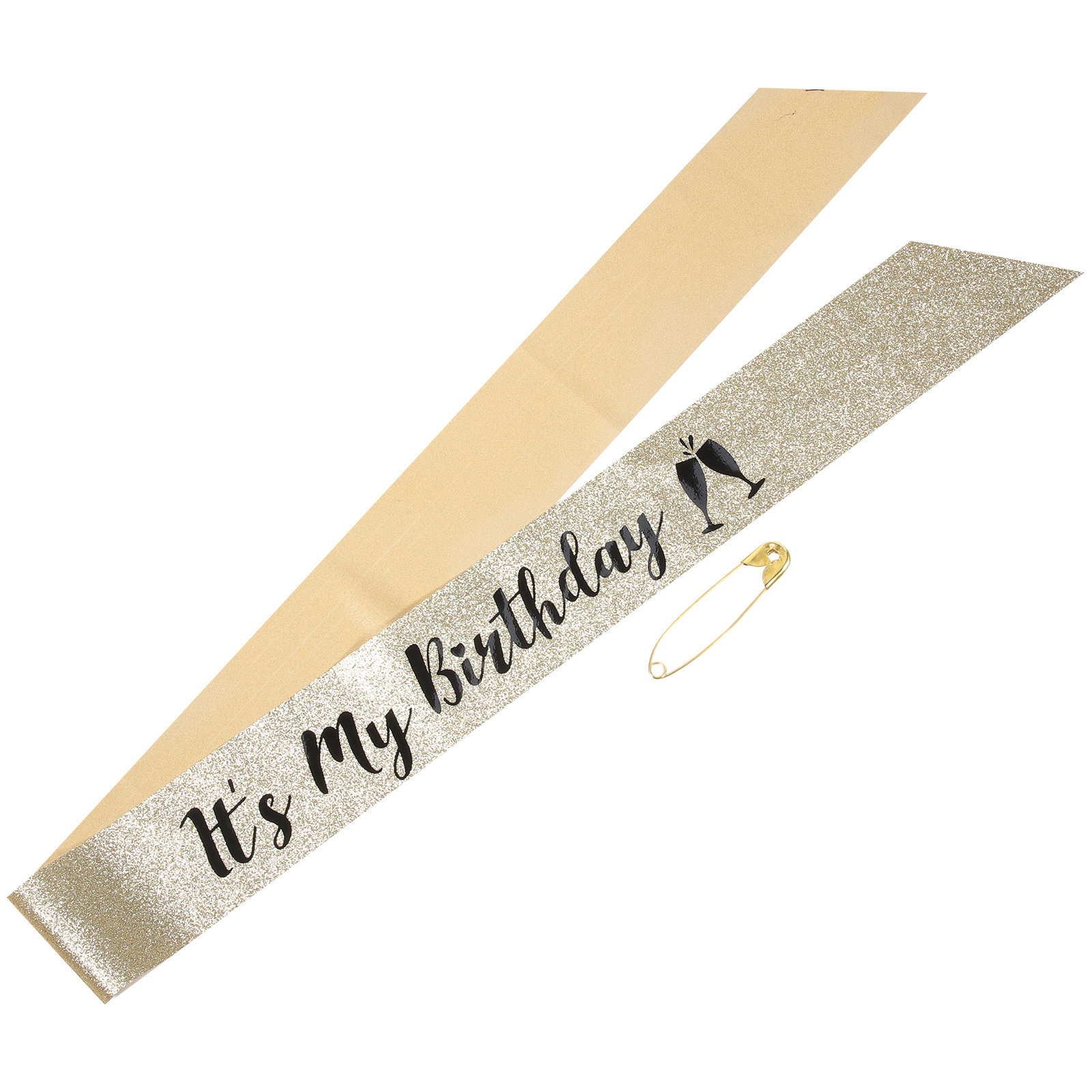 1 Peça Faixa de Ombro de Anive - Birthday Sash Glitter avaliação e preço