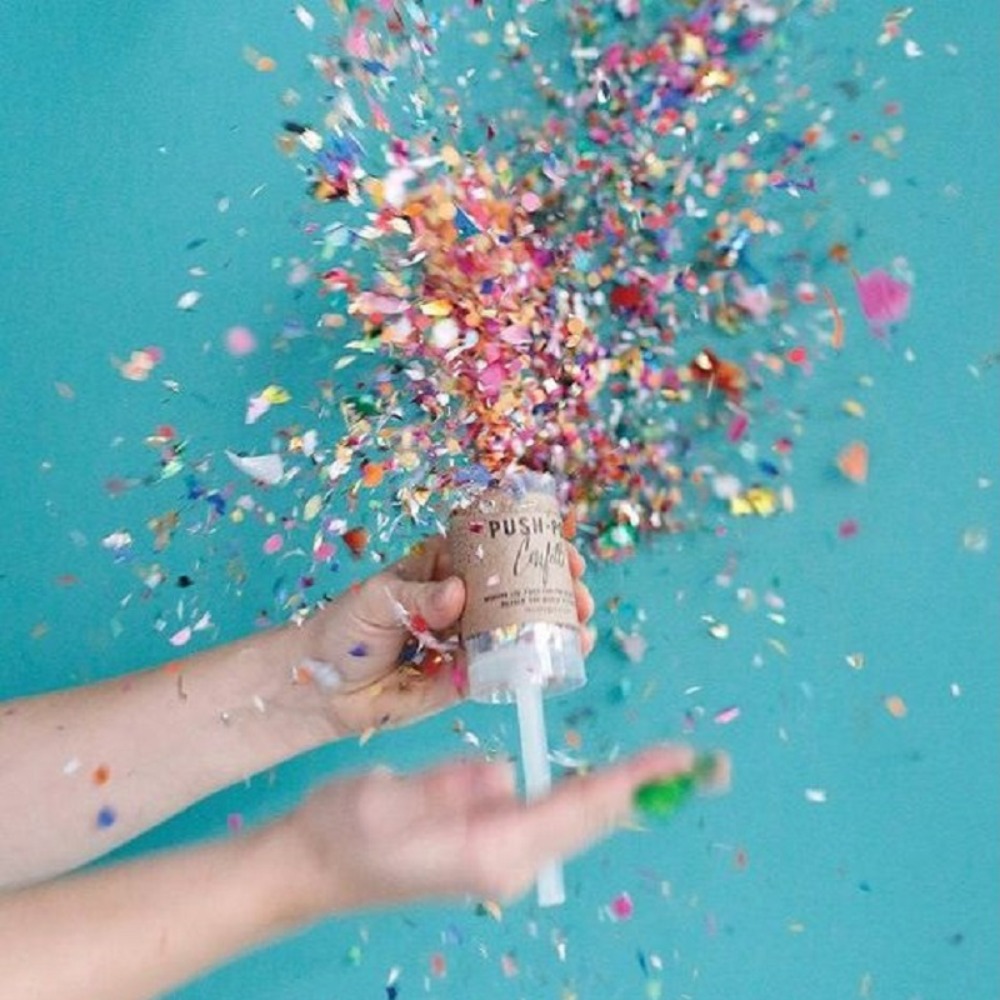 Rodada Push Up Confetti Popper - Confetti Cannon Tube avaliação e preço