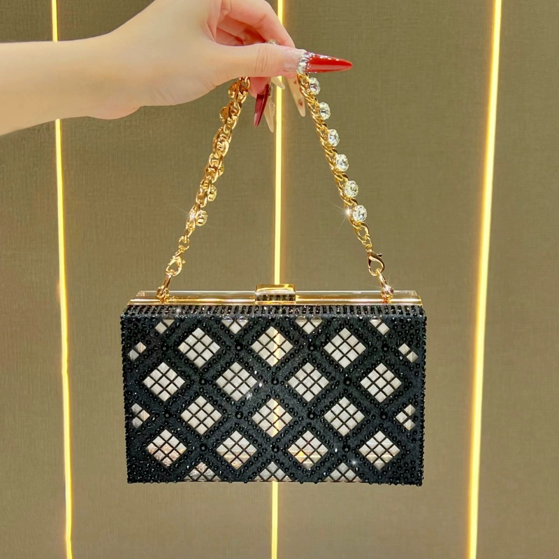 Elegante Clutch Rígida Verde E - Event Party Box avaliação e preço